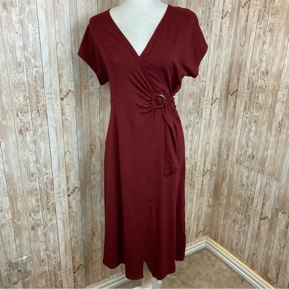 Joie Anjula Asymmetrical Wrap Dress Size XS - Picture 4 of 12